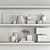 Elegant Shelf Decor Set 3D model small image 4