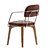 Sleek All-Purpose Dining Chair 3D model small image 3