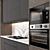 Modern Kitchen with Island 3D model small image 2