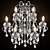 Elegant Chiaro Suzanne Chandelier 3D model small image 5