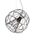 Elegant Marl Pendant Light 3D model small image 3