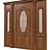 Title: Classic 3D Door - 1900mm H x 2100mm - 3D Max & Obj (MTL) 3D model small image 3