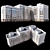 Modern Multi-Level Residential Building 3D model small image 3