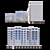 Modern Multi-Level Residential Building 3D model small image 4