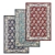 Luxurious Carpet Set - High-Quality Textures 3D model small image 1