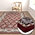 Luxurious Carpet Set - High-Quality Textures 3D model small image 5