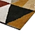 Stylish Interior Rugs 3D model small image 2