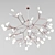 Contemporary Pendant Chandelier - Stylish Lighting Fixture 3D model small image 2