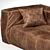 Vintage Leather Copa Sofa 3D model small image 2