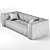 Vintage Leather Copa Sofa 3D model small image 5