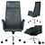 Modern Office Chair Collection 3D model small image 2