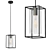 Clear Glass Industrial Pendant 3D model small image 1