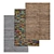 Luxury Carpets Set 3D model small image 1