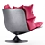 Premium Cushion Chair 3D model small image 11