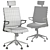 3D Office Chair Set: Stylish Designs 3D model small image 4