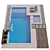 Modern Pool Design: 13.5x10m - 3DSMAX, V-Ray, Corona (FBX Included) 3D model small image 5