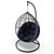 Cozy Cocoon Chair: Stylish Comfort in Compact Design 3D model small image 1