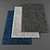 7-Piece Carpet Set with Textures 3D model small image 1