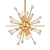 Vintage Gold Pendant Light - Elegant and Eye-catching 3D model small image 1