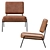 Elegant Knox Accent Chair 3D model small image 2