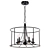 Westchester Sand Coal 5-Light Chandelier 3D model small image 1