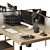 Optimized Office Furniture Set 3D model small image 4
