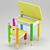 Colorful Pencils Kids Table & Chair Set 3D model small image 4