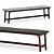 Sleek and Stylish Fushimi Bench 3D model small image 2