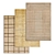 Luxury Carpet Set High-Quality Textures 3D model small image 1