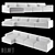 Luxe Lugano Modular Sofa 3D model small image 2