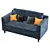 Compact 2-Person Sofa Vol 01 3D model small image 1