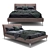 Luxury Selene King-size Bed 3D model small image 1