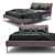 Luxury Selene King-size Bed 3D model small image 2