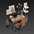 Ikea Office Oasis: Micke Table, Alefjall Chair & More 3D model small image 10