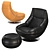 Elegant DS-166 Armchair: Comfort Redefined 3D model small image 2