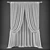 Modern Polys & Verts Curtains 3D model small image 2