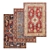 Versatile High-Quality Carpets Set 3D model small image 1