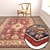 Versatile High-Quality Carpets Set 3D model small image 5