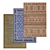 Luxury Carpet Set: High-Quality Textures for Immersive Interiors 3D model small image 1