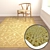 High Quality Carpets Set 3D model small image 5