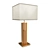 Elegant Stoa Table Lamp 3D model small image 1