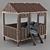 Cozy Baby Cot House KD12 3D model small image 1