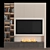 Modular TV Wall Unit: High-Quality Renders 3D model small image 1