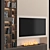 Modular TV Wall Unit: High-Quality Renders 3D model small image 2