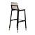 Elegant Italian Joyce Stool 3D model small image 3