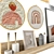 Elegant Wall Art Set 3D model small image 5