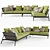 Roda PIPER Modern Sofa 3D model small image 1