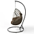 Cozy Cocoon Chair 3D model small image 3