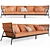 Modern and Stylish PIPER Sofa 3D model small image 1