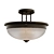 Quoizel Mantle Ceiling Light - Palladian Bronze 3D model small image 1